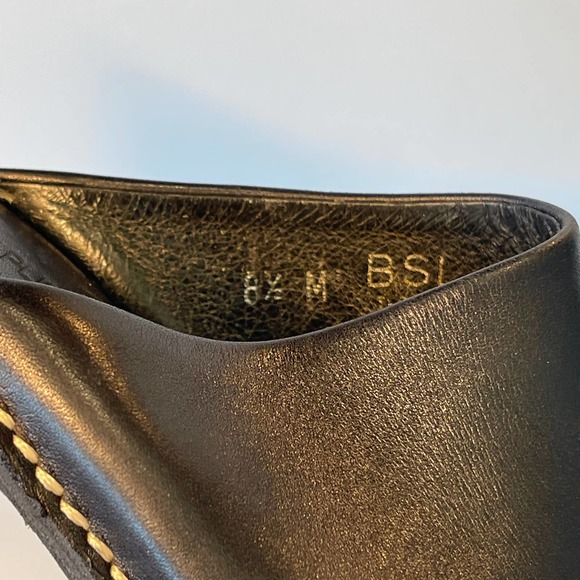 Donald J. Pliner Women Black Mules Business Heels US 8.5M - Picture 9 of 9